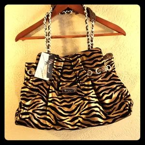 Animal print purse